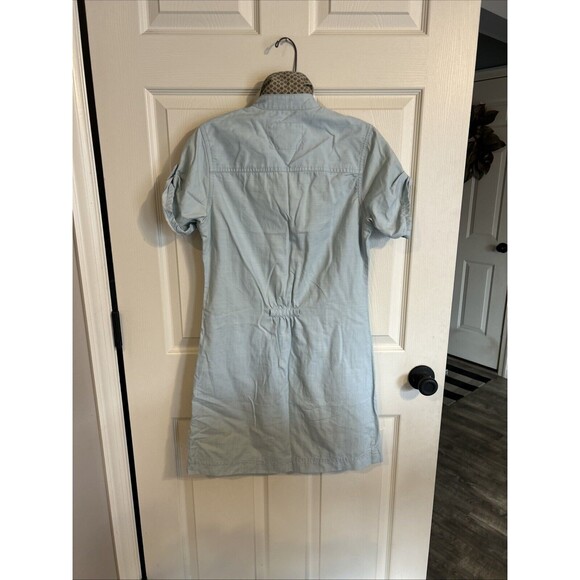 PATAGONIA Women's Chesser Island Chambray Dress Blue Size 4 - Picture 7 of 12